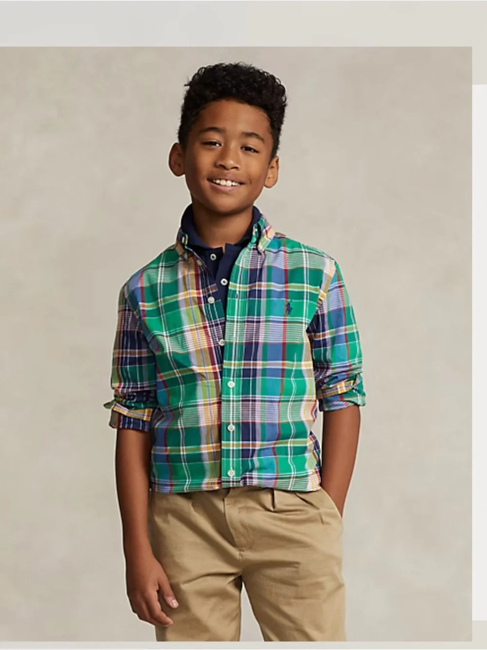 Ralph Lauren Multicolor Plaid Button-Up Shirt
